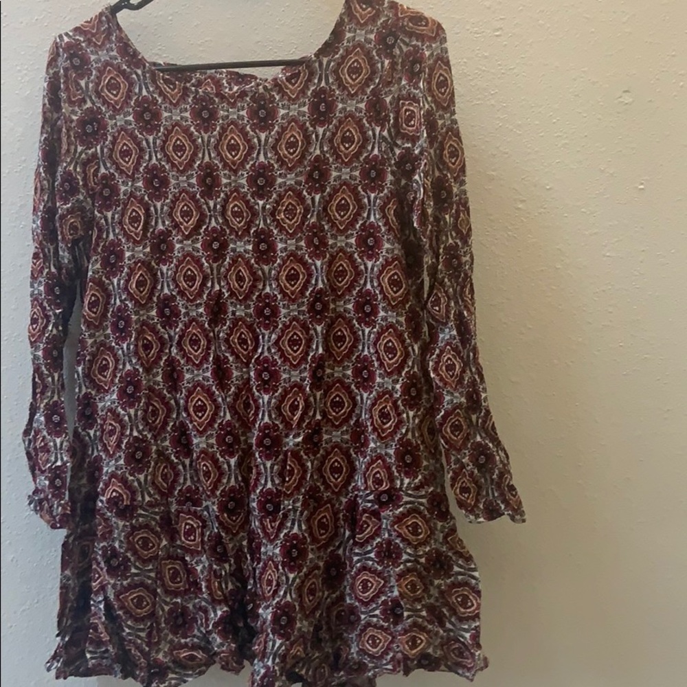 Boutique swing dress with adorable back